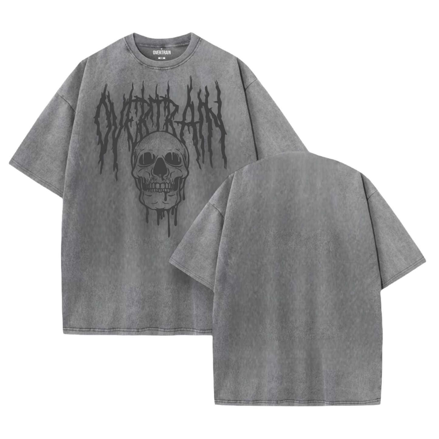 Skull Washed Oversized Tee