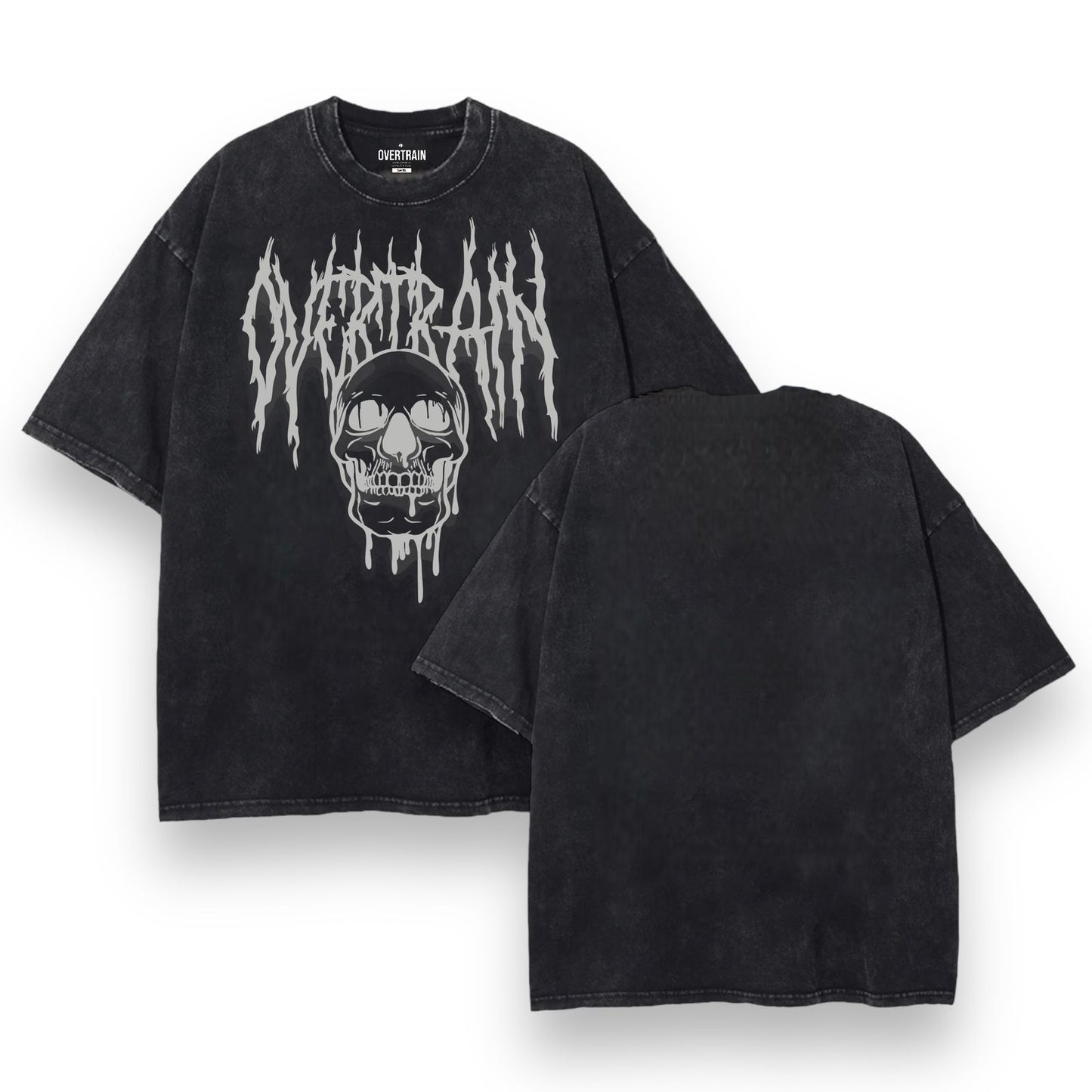 Skull Washed Oversized Tee