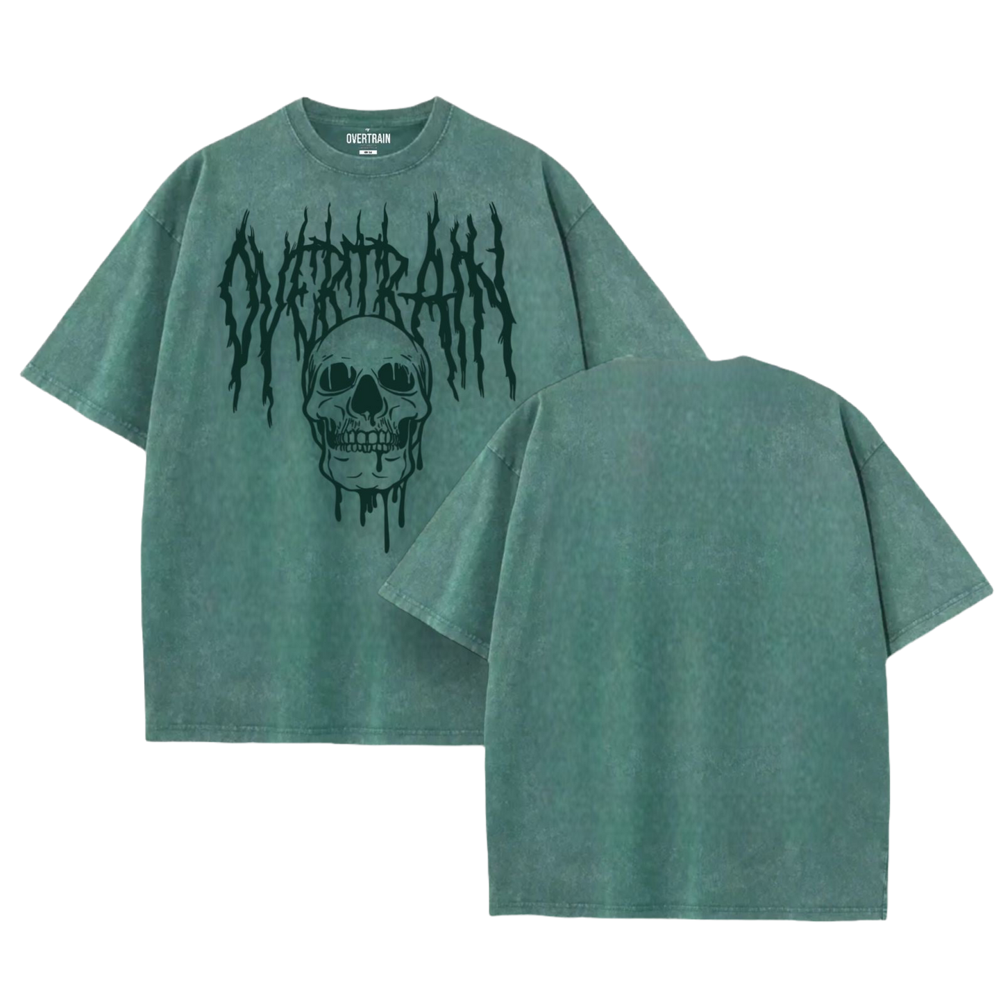 Skull Washed Oversized Tee