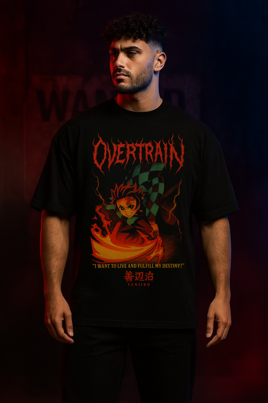Tanjiro Flame Oversize Tee