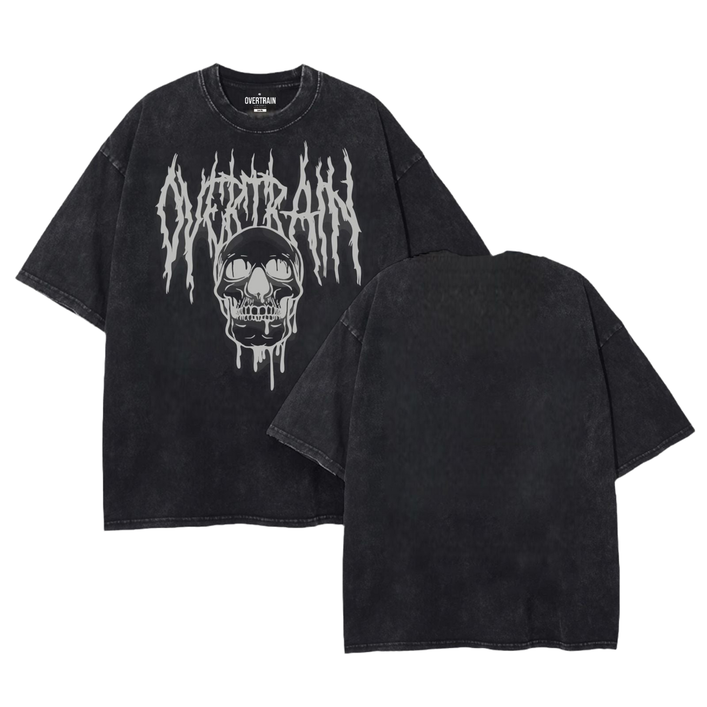 Skull Washed Oversized Tee