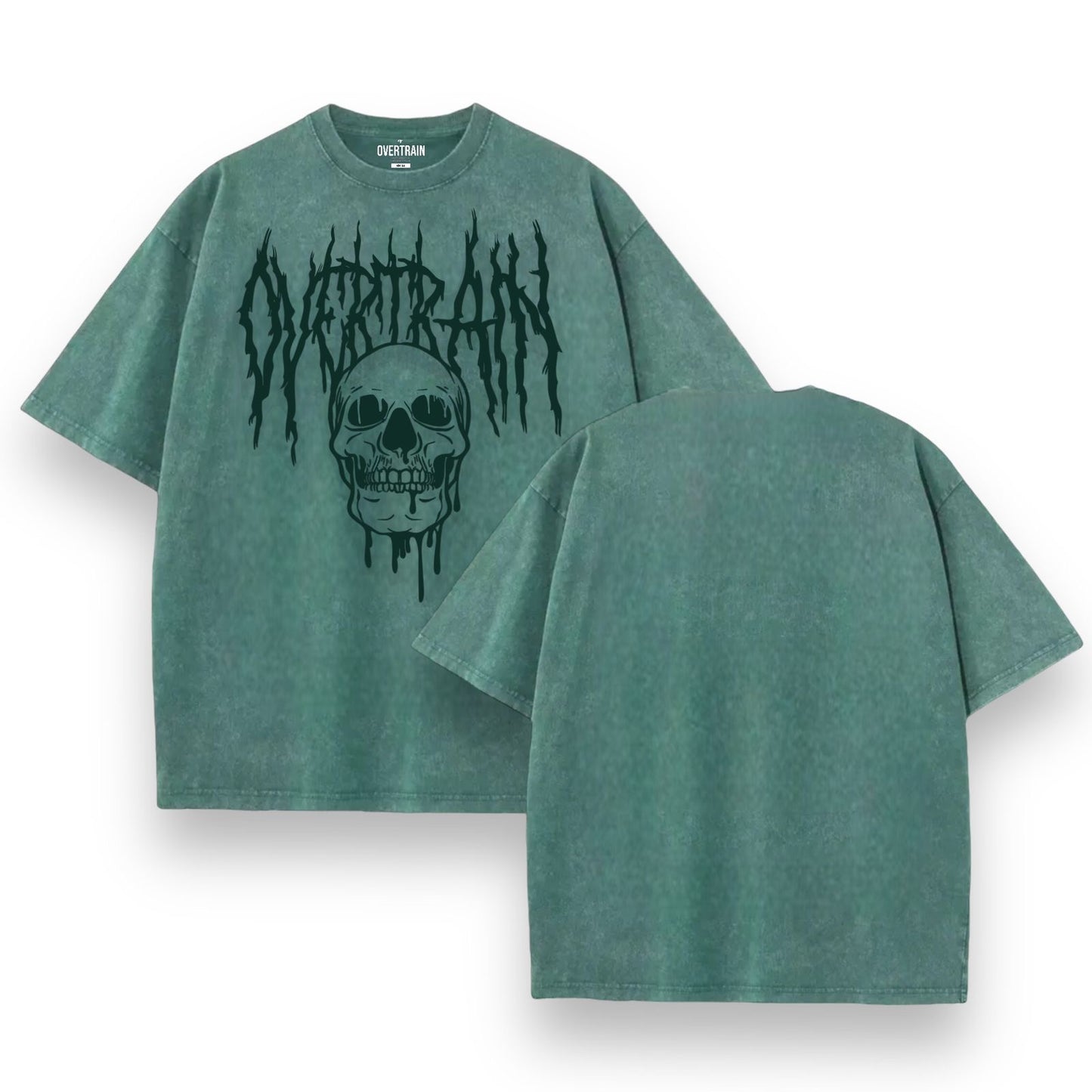 Skull Washed Oversized Tee
