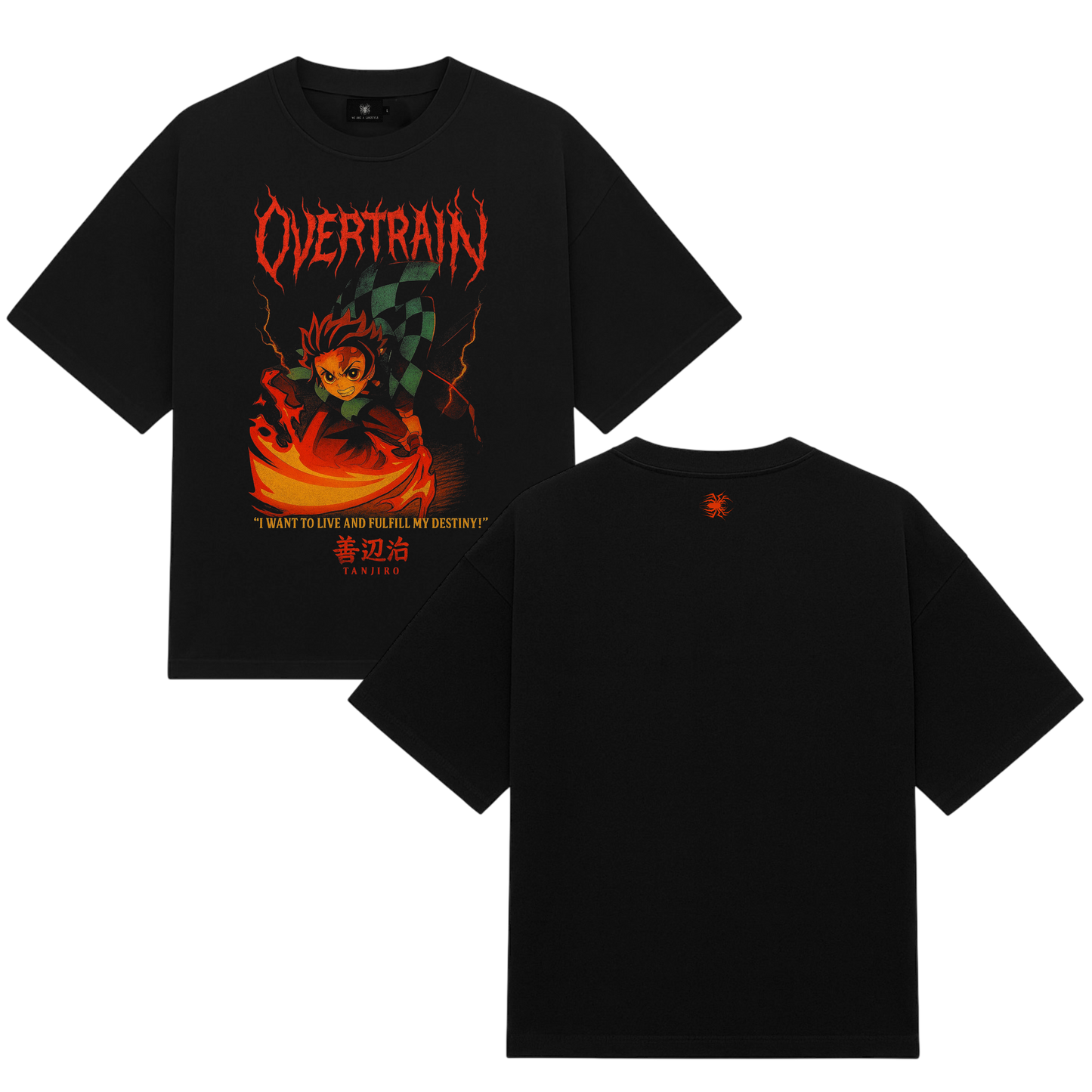 Tanjiro Flame Oversize Tee