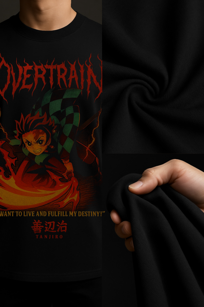 Tanjiro Flame Oversize Tee